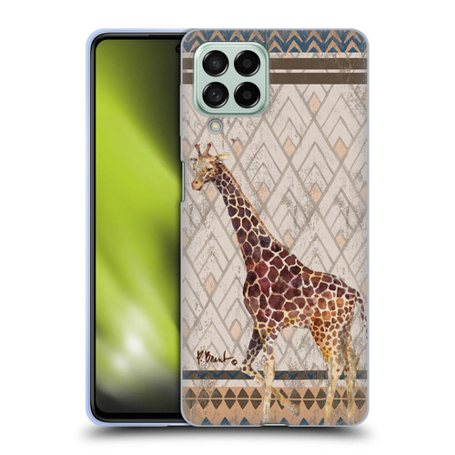 Paul Brent Animals Tribal Giraffe Soft Gel Case for Samsung Galaxy M53 (2022)