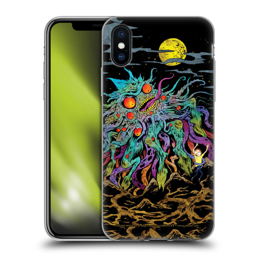 Rick And Morty Season 1 & 2 Graphics The Dunrick Horror Soft Gel Case for Apple iPhone X / iPhone XS