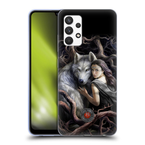 Anne Stokes Wolves 2 Soul Bond Soft Gel Case for Samsung Galaxy A32 (2021)