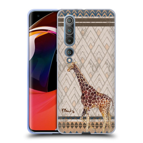Paul Brent Animals Tribal Giraffe Soft Gel Case for Xiaomi Mi 10 5G / Mi 10 Pro 5G