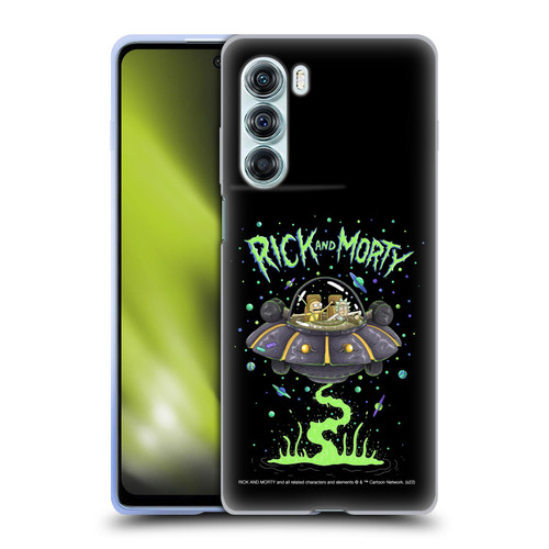 Rick And Morty Season 1 & 2 Graphics The Space Cruiser Soft Gel Case for Motorola Edge S30 / Moto G200 5G