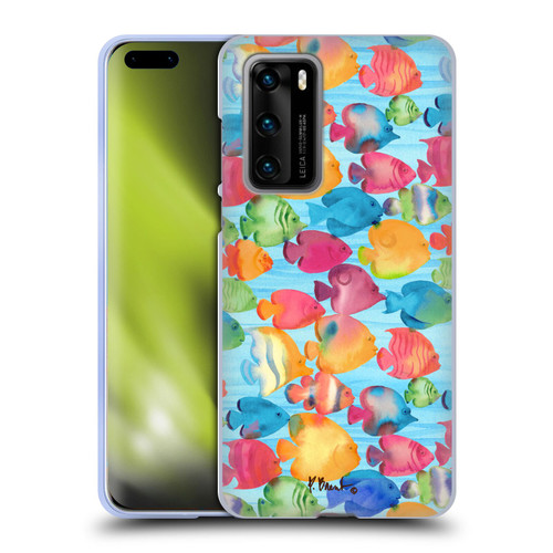 Paul Brent Coastal Tropical Fish School Soft Gel Case for Huawei P40 5G