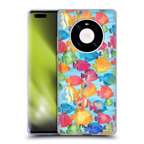 Paul Brent Coastal Tropical Fish School Soft Gel Case for Huawei Mate 40 Pro 5G