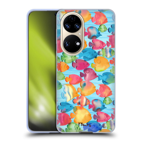 Paul Brent Coastal Tropical Fish School Soft Gel Case for Huawei P50