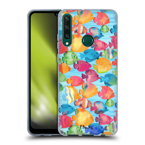 Paul Brent Coastal Tropical Fish School Soft Gel Case for Huawei Y6p