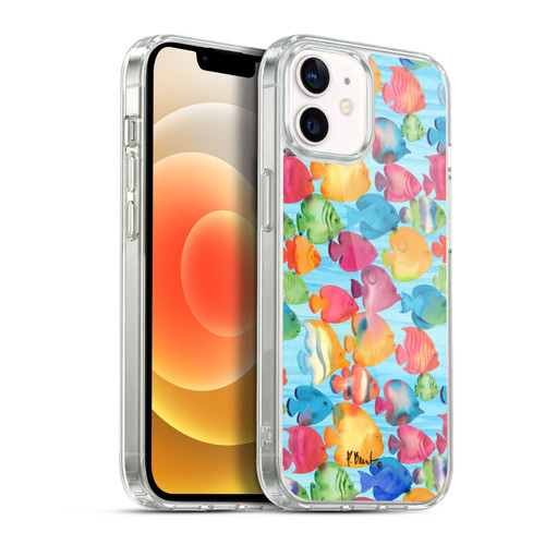 Paul Brent Coastal Tropical Fish School Soft Gel Case for Apple iPhone 12 / iPhone 12 Pro & MagSafe
