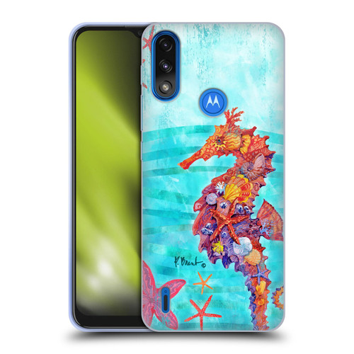 Paul Brent Coastal Seahorse Soft Gel Case for Motorola Moto E7 Power / Moto E7i Power