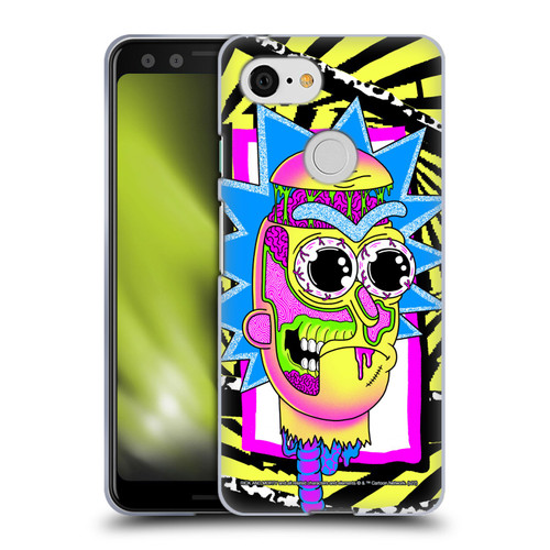 Rick And Morty Season 1 & 2 Graphics Rick Soft Gel Case for Google Pixel 3