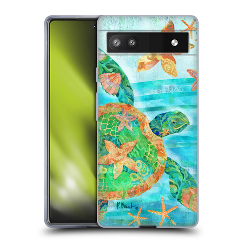 Paul Brent Coastal Nassau Turtle Soft Gel Case for Google Pixel 6a