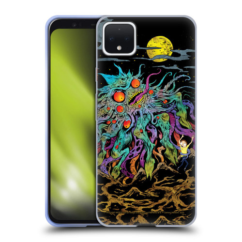 Rick And Morty Season 1 & 2 Graphics The Dunrick Horror Soft Gel Case for Google Pixel 4 XL