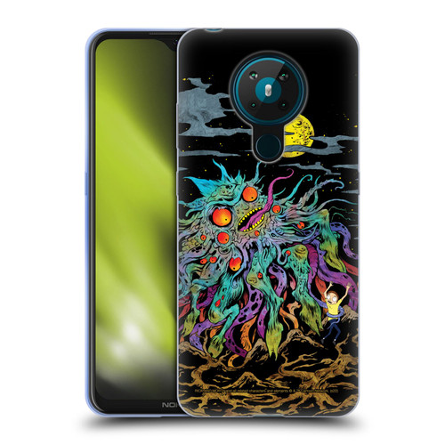 Rick And Morty Season 1 & 2 Graphics The Dunrick Horror Soft Gel Case for Nokia 5.3