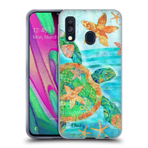 Paul Brent Coastal Nassau Turtle Soft Gel Case for Samsung Galaxy A40 (2019)