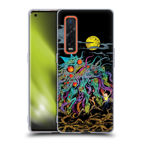 Rick And Morty Season 1 & 2 Graphics The Dunrick Horror Soft Gel Case for OPPO Find X2 Pro 5G