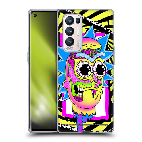 Rick And Morty Season 1 & 2 Graphics Rick Soft Gel Case for OPPO Find X3 Neo / Reno5 Pro+ 5G