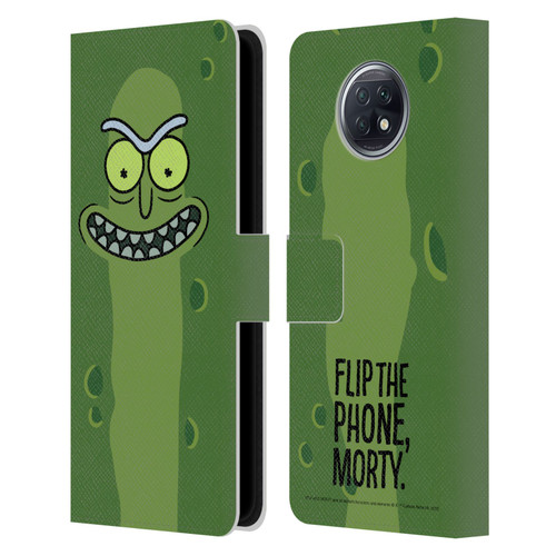 Rick And Morty Season 3 Graphics Pickle Rick Leather Book Wallet Case Cover For Xiaomi Redmi Note 9T 5G