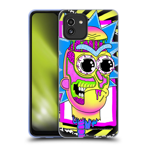Rick And Morty Season 1 & 2 Graphics Rick Soft Gel Case for Samsung Galaxy A03 (2021)