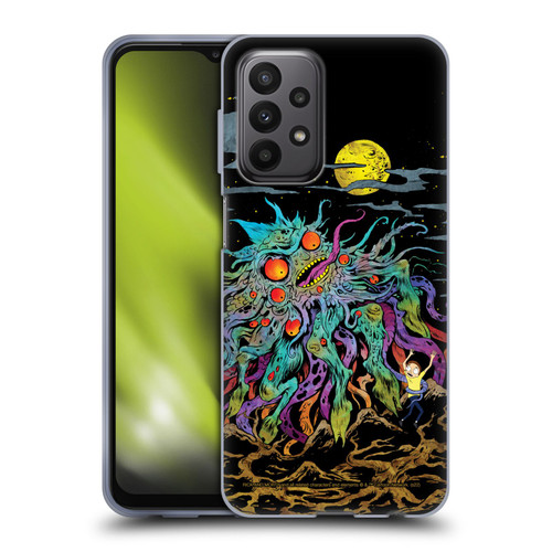 Rick And Morty Season 1 & 2 Graphics The Dunrick Horror Soft Gel Case for Samsung Galaxy A23 / 5G (2022)
