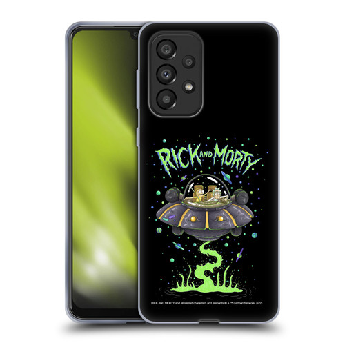 Rick And Morty Season 1 & 2 Graphics The Space Cruiser Soft Gel Case for Samsung Galaxy A33 5G (2022)