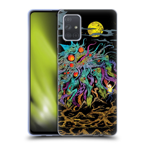 Rick And Morty Season 1 & 2 Graphics The Dunrick Horror Soft Gel Case for Samsung Galaxy A71 (2019)