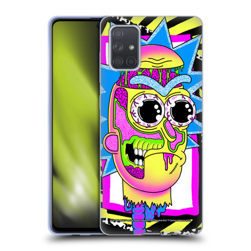 Rick And Morty Season 1 & 2 Graphics Rick Soft Gel Case for Samsung Galaxy A71 (2019)