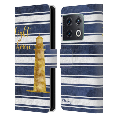 Paul Brent Nautical Lighthouse Leather Book Wallet Case Cover For OnePlus 10 Pro