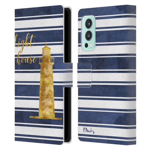 Paul Brent Nautical Lighthouse Leather Book Wallet Case Cover For OnePlus Nord 2 5G