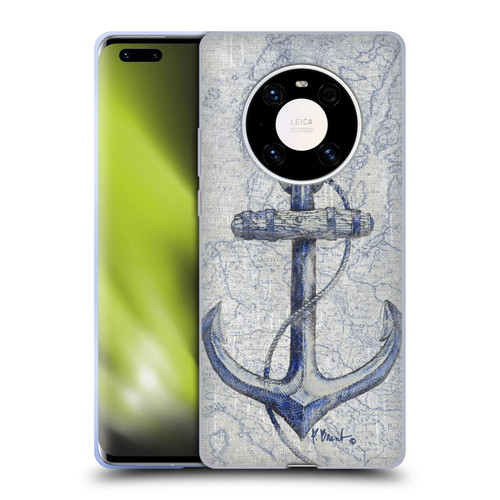 Paul Brent Nautical Vintage Anchor Soft Gel Case for Huawei Mate 40 Pro 5G