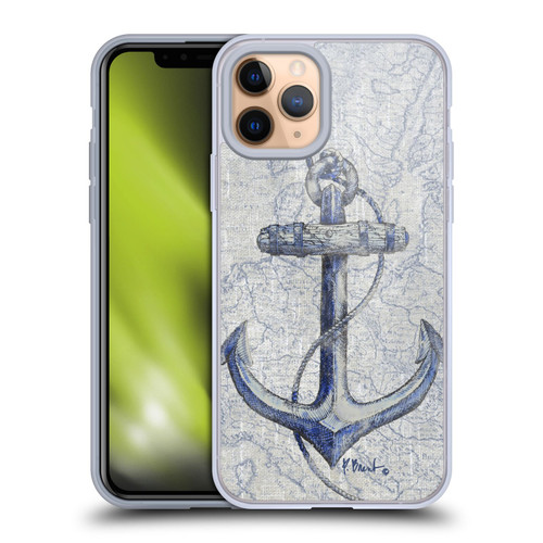 Paul Brent Nautical Vintage Anchor Soft Gel Case for Apple iPhone 11 Pro