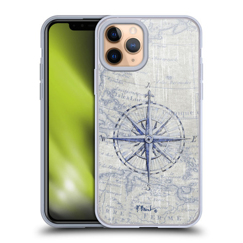 Paul Brent Nautical Vintage Compass Soft Gel Case for Apple iPhone 11 Pro