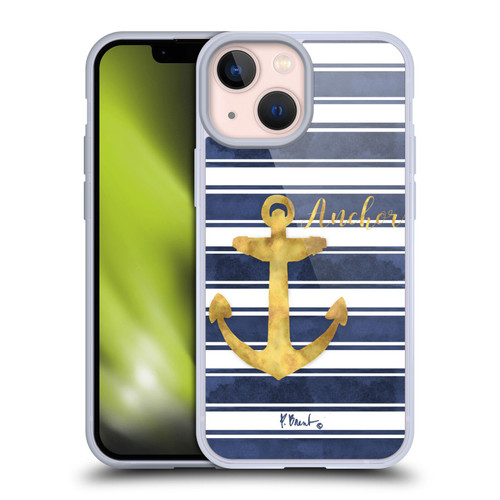 Paul Brent Nautical Anchor Soft Gel Case for Apple iPhone 13 Mini