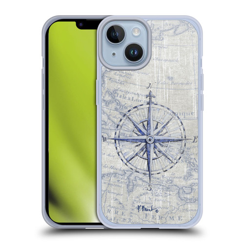 Paul Brent Nautical Vintage Compass Soft Gel Case for Apple iPhone 14