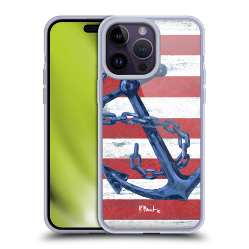 Paul Brent Nautical Westerly Anchor Soft Gel Case for Apple iPhone 14 Pro Max