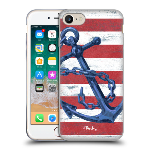 Paul Brent Nautical Westerly Anchor Soft Gel Case for Apple iPhone 7 / 8 / SE 2020 & 2022