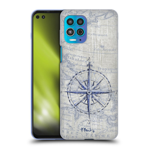 Paul Brent Nautical Vintage Compass Soft Gel Case for Motorola Moto G100