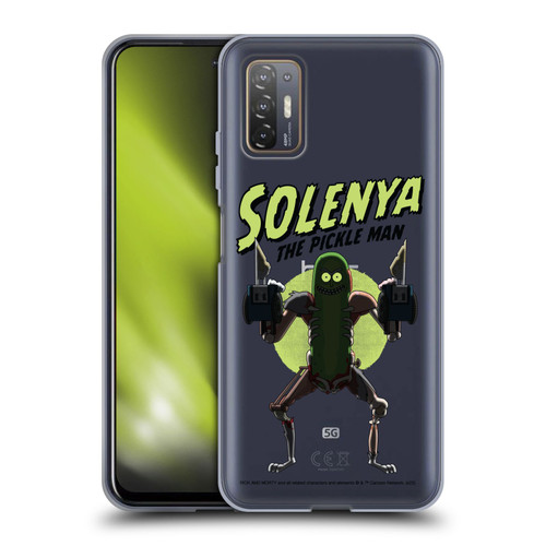 Rick And Morty Season 3 Character Art Pickle Rick Soft Gel Case for HTC Desire 21 Pro 5G
