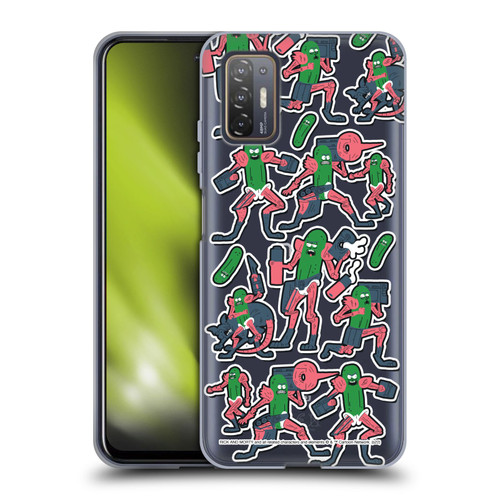 Rick And Morty Season 3 Character Art Pickle Rick Stickers Print Soft Gel Case for HTC Desire 21 Pro 5G