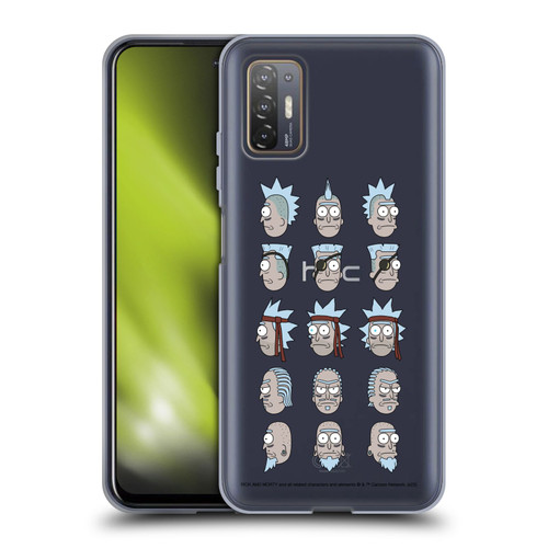 Rick And Morty Season 3 Character Art Seal Team Ricks Soft Gel Case for HTC Desire 21 Pro 5G