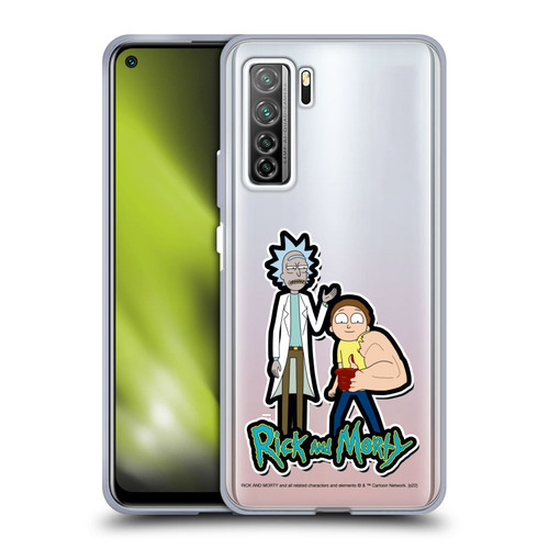Rick And Morty Season 3 Character Art Rick and Morty Soft Gel Case for Huawei Nova 7 SE/P40 Lite 5G