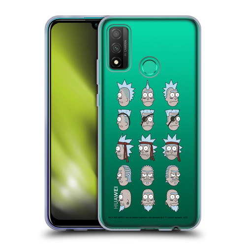 Rick And Morty Season 3 Character Art Seal Team Ricks Soft Gel Case for Huawei P Smart (2020)