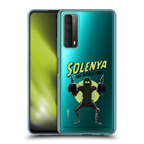 Rick And Morty Season 3 Character Art Pickle Rick Soft Gel Case for Huawei P Smart (2021)