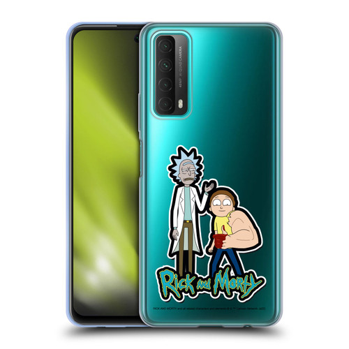 Rick And Morty Season 3 Character Art Rick and Morty Soft Gel Case for Huawei P Smart (2021)