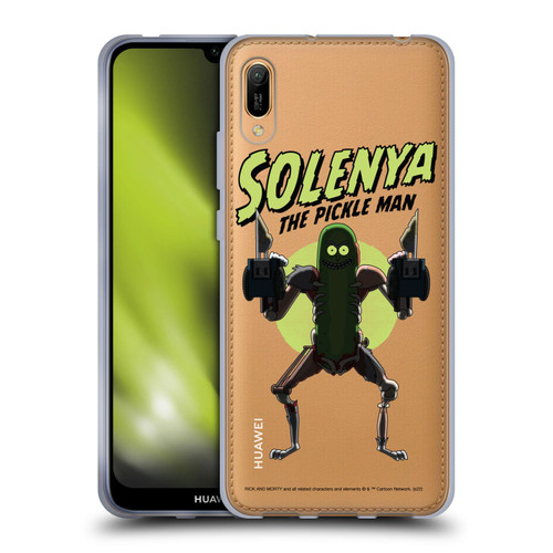 Rick And Morty Season 3 Character Art Pickle Rick Soft Gel Case for Huawei Y6 Pro (2019)