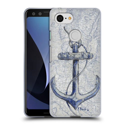 Paul Brent Nautical Vintage Anchor Soft Gel Case for Google Pixel 3