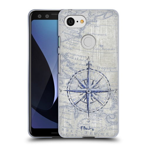 Paul Brent Nautical Vintage Compass Soft Gel Case for Google Pixel 3