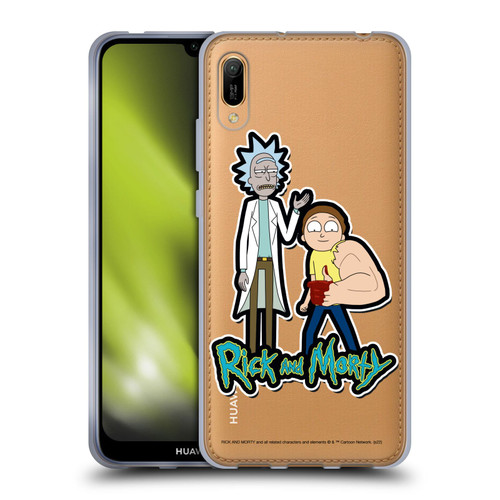 Rick And Morty Season 3 Character Art Rick and Morty Soft Gel Case for Huawei Y6 Pro (2019)