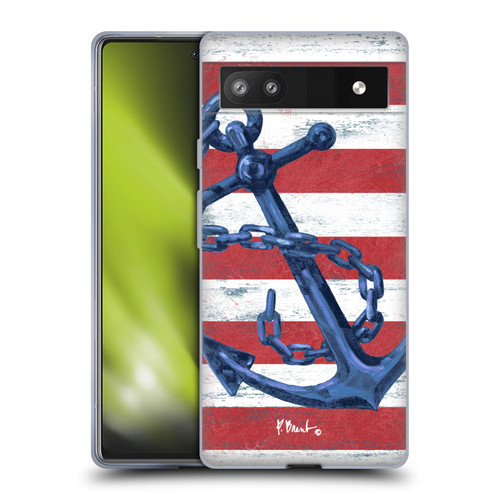 Paul Brent Nautical Westerly Anchor Soft Gel Case for Google Pixel 6a
