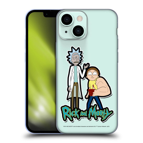 Rick And Morty Season 3 Character Art Rick and Morty Soft Gel Case for Apple iPhone 13 Mini