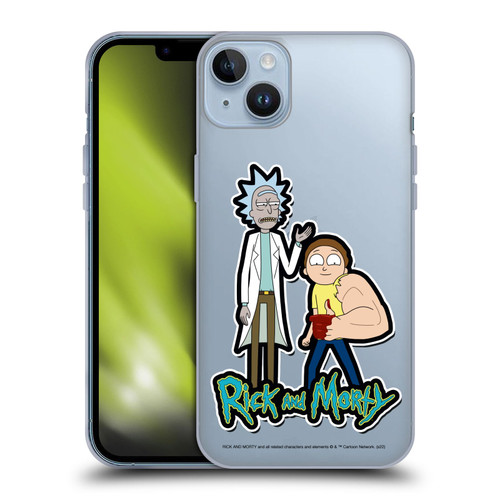 Rick And Morty Season 3 Character Art Rick and Morty Soft Gel Case for Apple iPhone 14 Plus