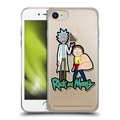 Rick And Morty Season 3 Character Art Rick and Morty Soft Gel Case for Apple iPhone 7 / 8 / SE 2020 & 2022