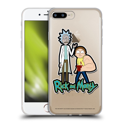 Rick And Morty Season 3 Character Art Rick and Morty Soft Gel Case for Apple iPhone 7 Plus / iPhone 8 Plus